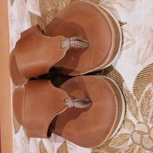 leather thong sandals, womens
